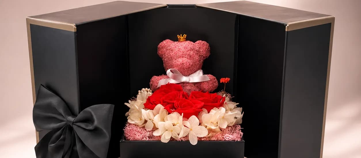 Rosenbox – Geschenk zum ersten Jahrestag