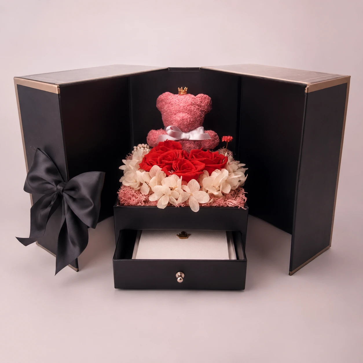 Geheime Schublade der Jahrestag-Geschenkbox mit personalisierter Grußkarte – Jahrestag Geschenk mit persönlicher Nachricht