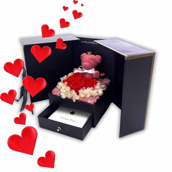 Jahrestagsgeschenk für Freundin (1. Jahr) | Geschenkbox 49,99€